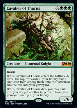 Cavalier of Thorns Magic Core Set 2020